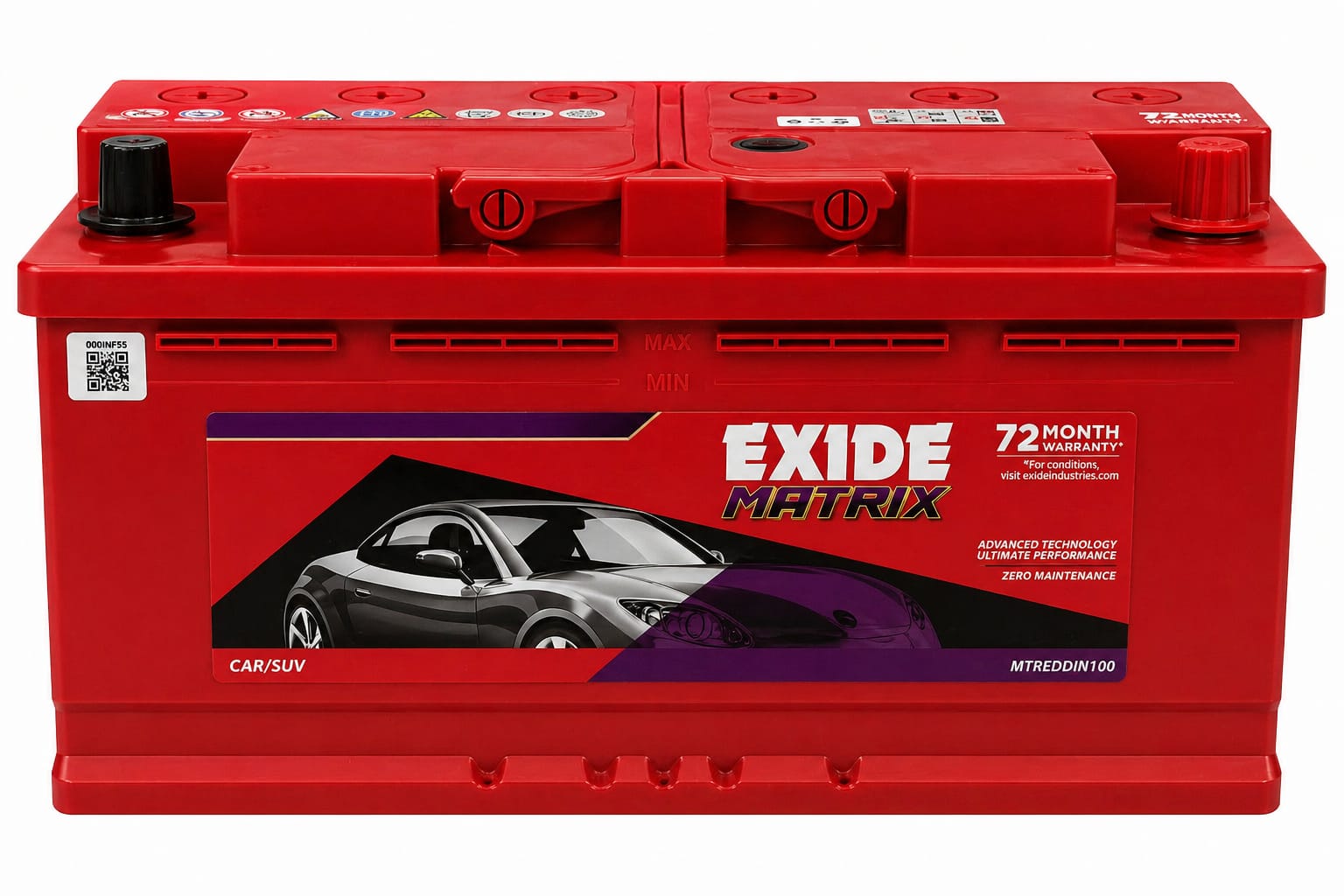 EXIDE MATRIX RED MTREDDIN100