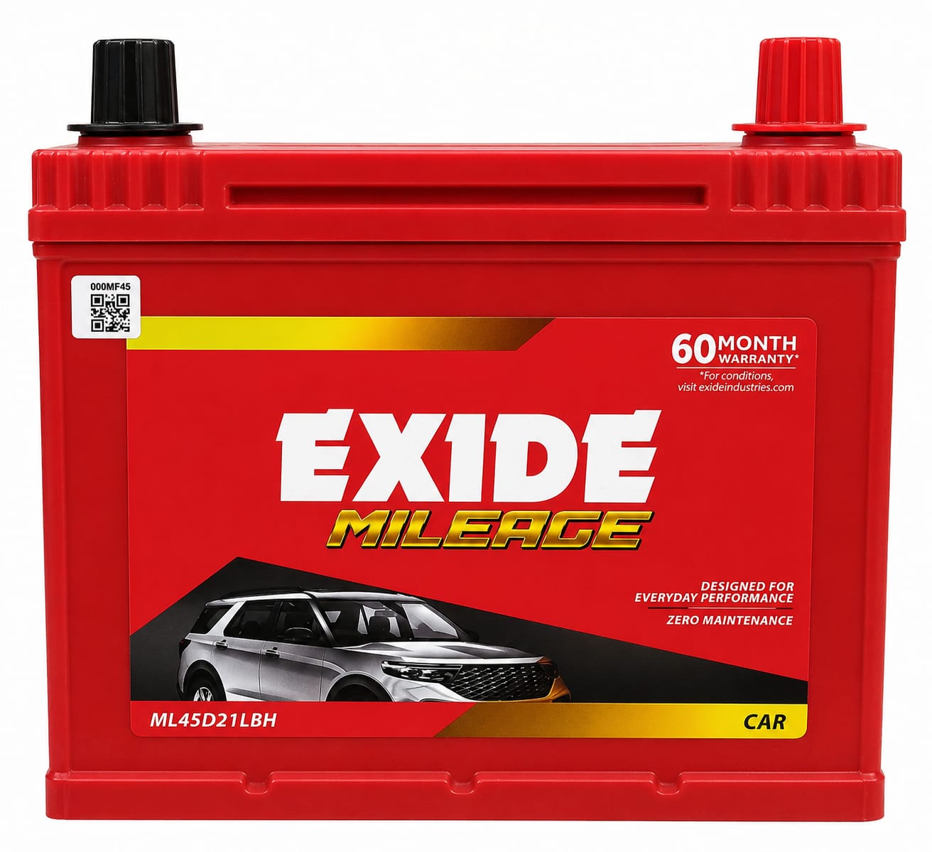 EXIDE MILEAGE ML45D21LBH B..